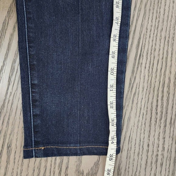 Democracy Ab technology Jeans Womens 12 Dark Blue Denim Skinny Ankle - Picture 10 of 10